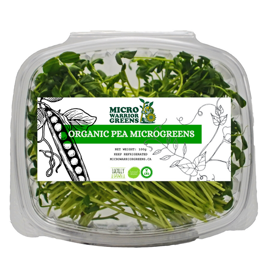 Organic Pea Microgreens (100g)