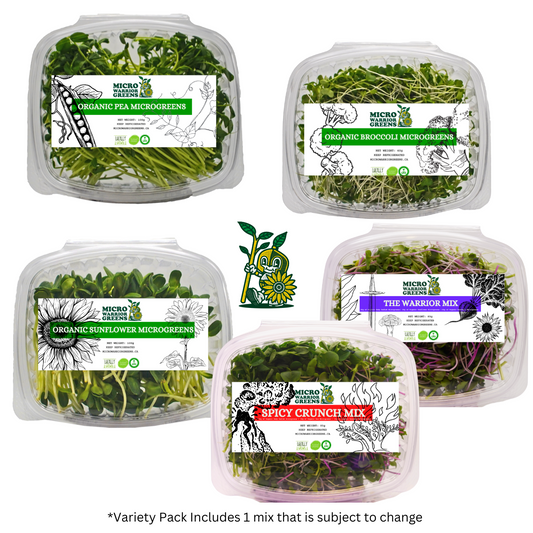 Organic Microgreen Variety Pack (345g)